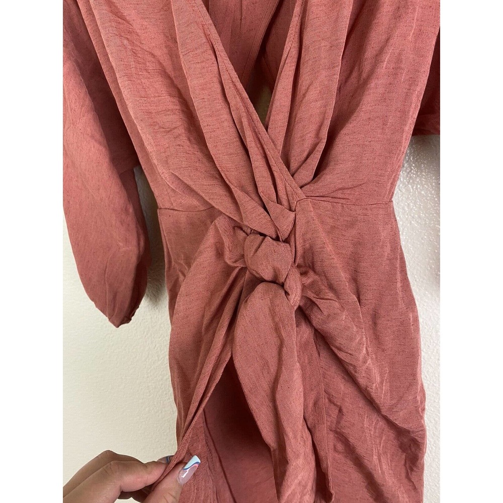 ANTHROPOLOGIE | Pink Wrap Dress - Picture 5 of 9